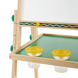 Crayola Wooden Art Easel for Kids, 2-in-1 Dry Erase Board & Chalkboard, Gifts for Toddlers, Ages 3, 4, 5 Crayola