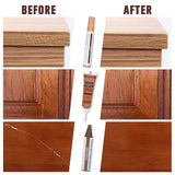 Furniture Repair Kit Wood Touch up Maker Restore Any Wood Furniture, Cover Surface Scratch for Wooden Floor Table, Filler Oak, Cabinet, Door, Veneer, DAIXISM