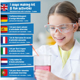 Science4you Soap Maker Kit for Kids - Make Your own Soaps and Bath Salts, Soap Moulds for Kids + Gift Bags Included, Crafts for 8+ Year Old Girls and Boys, Stem Toy, Gift for Girls and Boys Age 8-12+ Science4you