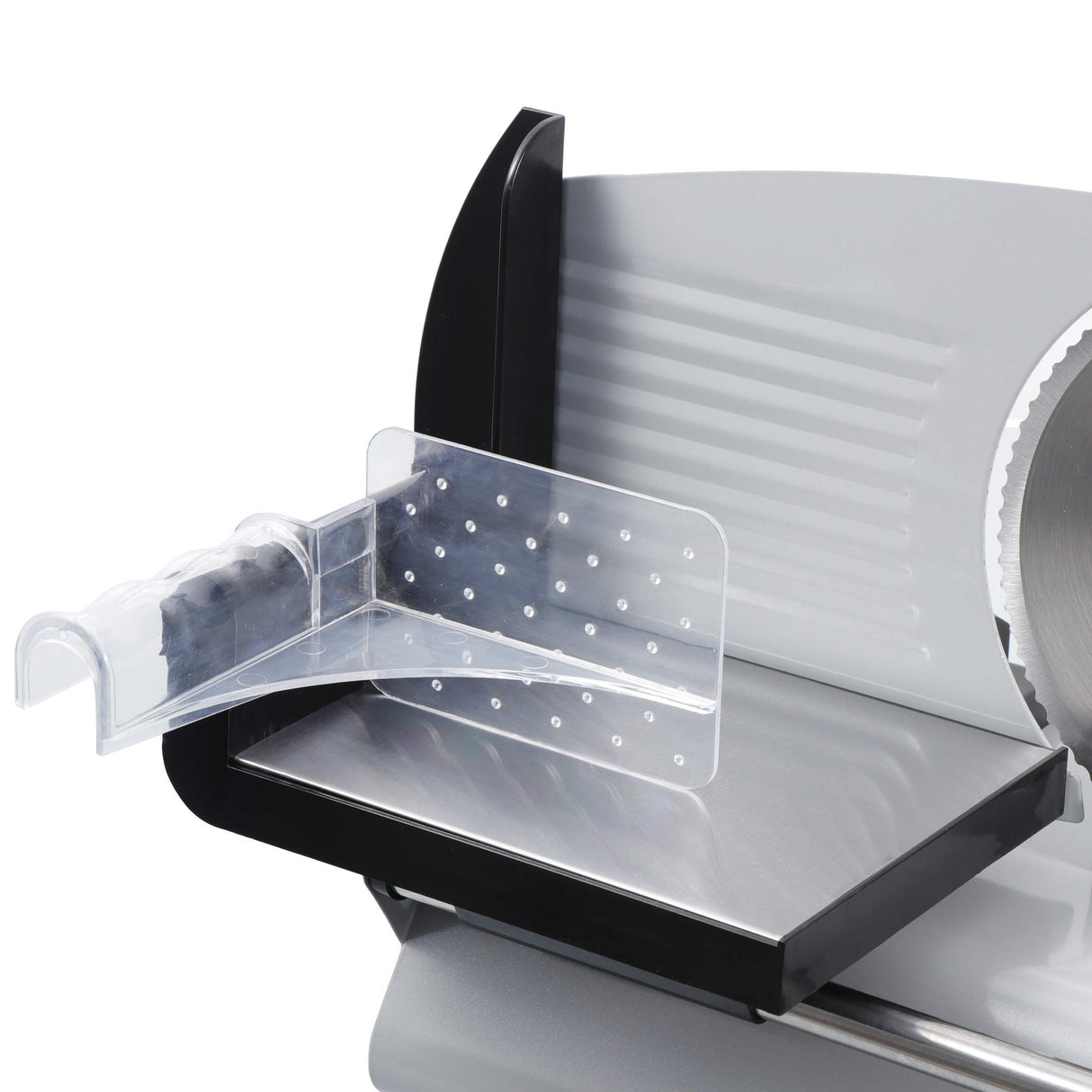 SUPER DEAL Premium Electric Food Meat Slicer - 7.5inch Stainless Steel Blade Home Kitchen Deli Meat Food Vegetable Cheese Cutter - Thickness Adjustable - Spacious Sliding Carriage - Easy to Clean SUPER DEAL