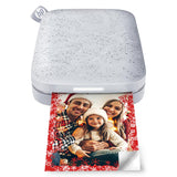 HP Sprocket 2x3" Instant Smartphone Photo Printer - Portable Color Wireless Mobile Printer - Zink Sticky-Back Photos - Print from Compatible iOS & Android Devices with Bluetooth w/Fun App - Luna Pearl HP