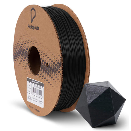 Protopasta 3D Printer Filament | PLA Filament 1.75mm | Black Recycled PLA | 1kg Spool Proto-Pasta