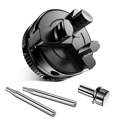 ArtyMaster 2 inch Mini 3-Jaw Self-center woodworking chuck. M18X1.5mm Thread and 0.4 inch connector Mini lathe Chuck ARTYMASTER