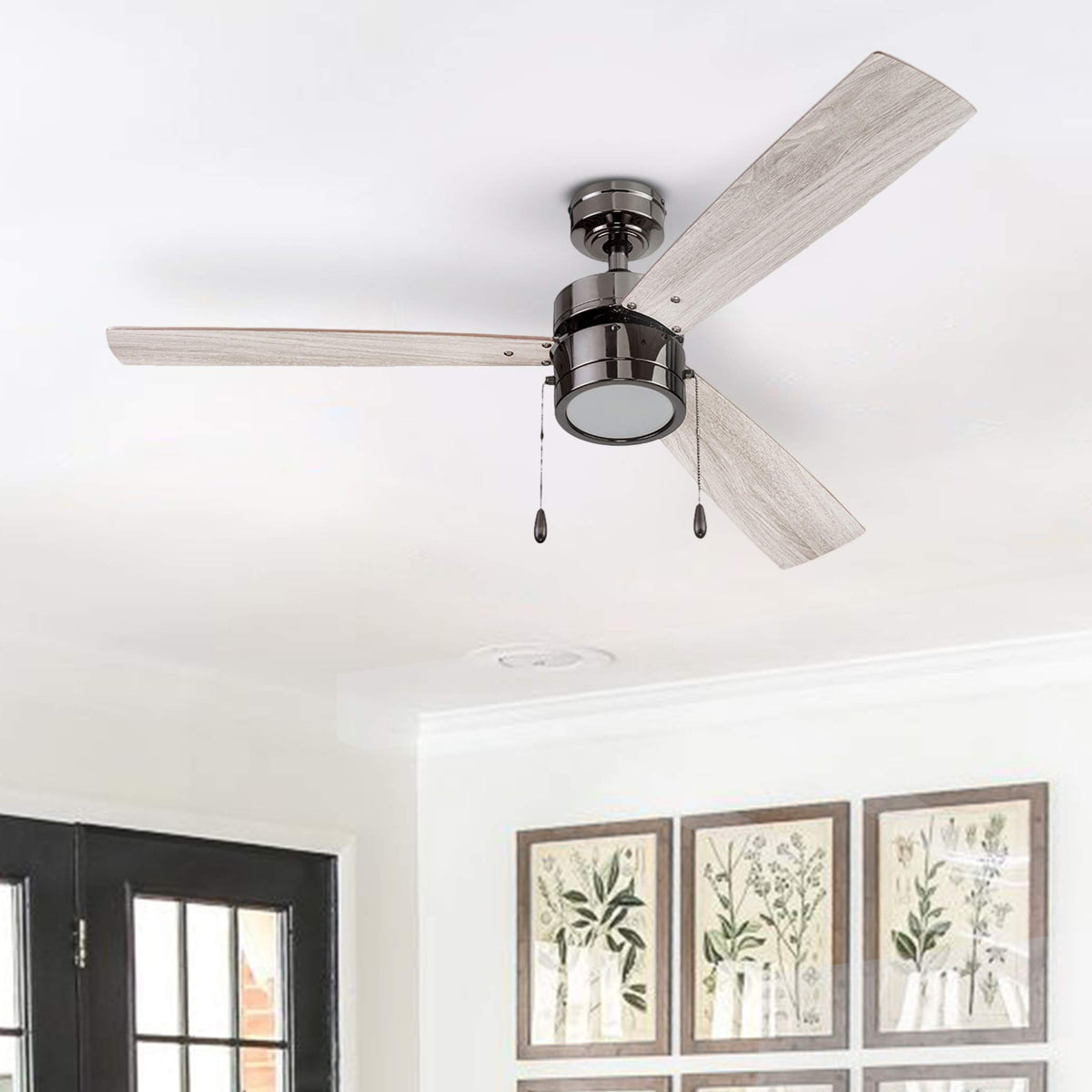 Portage Bay 51453 Madrona Ceiling Fan, 52, Gun Metal Portage Bay