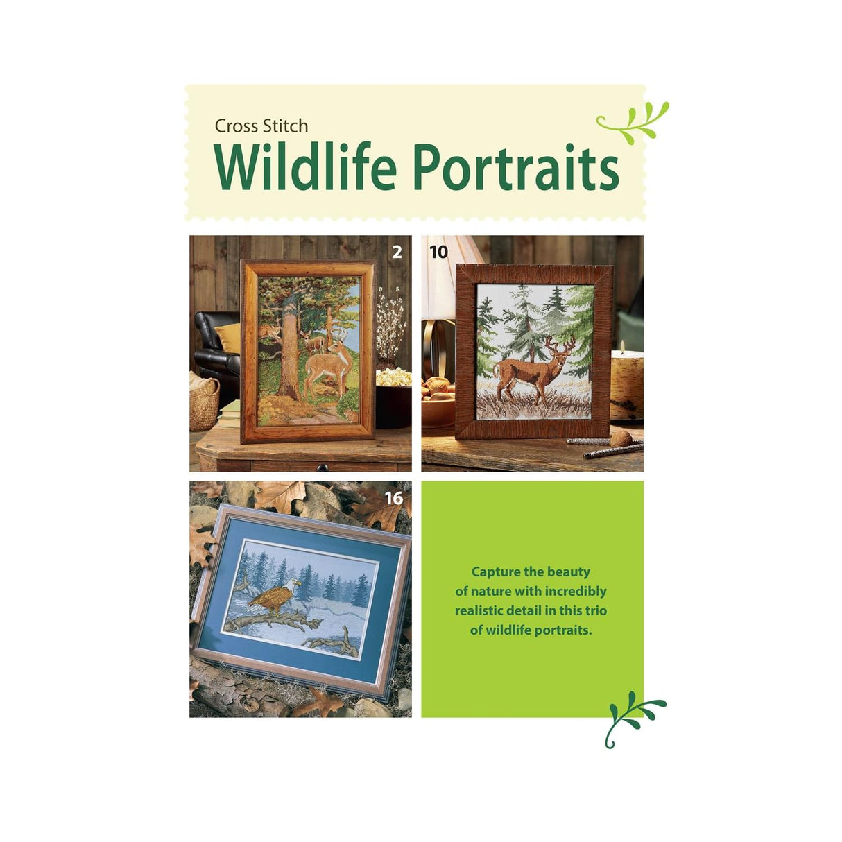 Leisure Arts Cross Stitch Wildlife Portraits Cross Stitch Book, Patterns, Books, Pattern Book, Design Books, Design Books LEISURE ARTS