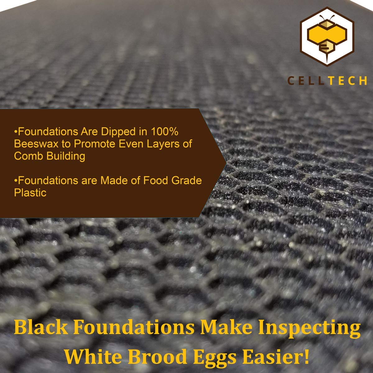 Hoover Hives 8 Frame Deep Brood Box for a Honey Bee Hive Starter Kit - an Essential Beehive Part for Beekeeping Supplies (Unassembled) Hoover Hives