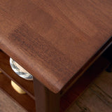 XKZG Storage Bench Wooden Shoe Bench Rustic Solid Wood Entryway Bench (Brown,39.4") XKZG