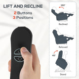 HOMCOM Power Lift Recliner Chair for Elderly with Massage and Heat, Electric Lift Chair with USB Ports, Side Pockets, 35" Wide Back for Living Room, Bedroom, Gray HOMCOM