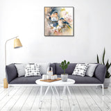 SHEGZHUC Diamond Painting Birds and Flowers 11.8x11.8 in Lovebirds Cherry Blossom Flower Cross Stitch Diamond Art Round Full Drill Diamond Painting for Wall Decor SHEGZHUC