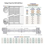 Kimberly Bay Closet Door, Bi-fold, Louver Panel Plantation (24x80) Kimberly Bay