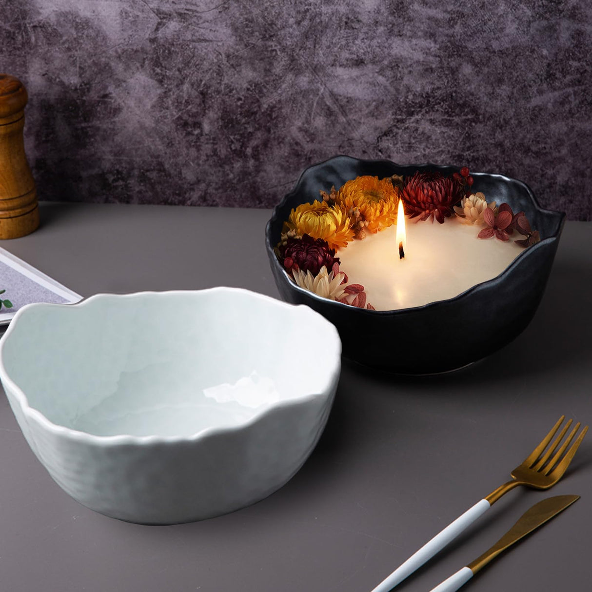 Wehous Bowl Resin Mold Irregular Storage Box Silicone Mold Unique Container Jewelry Holder Candle Vessels Mold for Epoxy Resin Concrete Cement DIY Art Craft Trinket Jar Dish Plant Pot Table Home Decor Wehous