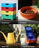 SUNLU High Speed PETG Filament 1.75mm 4KG Bundle, 3D Printer Filament 4kg, 1kg per Spool, Pack of 4, 4 Colors, Blue+Green+Orange+Yellow SUNLU