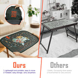 HXMARS Foldable Jigsaw Puzzle Board: Large Portable 1000 Pieces Puzzle Mat with Puzzle Sorter Trays, Puzzle Storage Saver to 500 & 1000 Pieces with Storage Bag(Grey) HXMARS