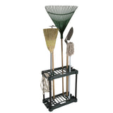 Garden Tool Organizer - 23-Inch Utility Rack Holds up to 30 Yard Tools to Maximize Floor Space - Garage Storage and Organizers by Stalwart (Green) Stalwart