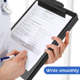 Janlaugh 1 Pieces Metal Storage Clipboard Letter Size Heavy Duty Aluminum Clip Board 14'' x 9.06'' x 2.95'' Contractor Clipboard Dual Storage Form Holder Paper Holder with High Capacity Clip Janlaugh