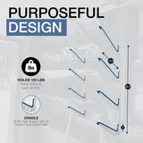 StoreYourBoard Beach Chair and Umbrella Wall Storage Rack, Metal Adjustable 4 Level Beach Gear Hanger, Garage and Home Organizer StoreYourBoard