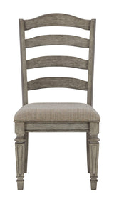 Signature Design by Ashley Lodenbay Classic Farmhouse Weathered Dining Chair, Set of 2, Antique Gray Signature Design by Ashley