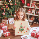 Wooden Art Panels for DIY Painting - Christmas Crafts & Home Décor | 12x12 Inch Canvas Wood Boards, Unfinished Wooden Canvas for Adults & Kids (3-Pack) HANSILK