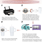 Muwnrol 4 Pack 14 Oz Sublimation Tumbler with Handle and Straw for Kids, Sublimation Tumbler Blanks Bulk, Stainless Steel Sublimation mugs, Individually Boxed Muwnrol