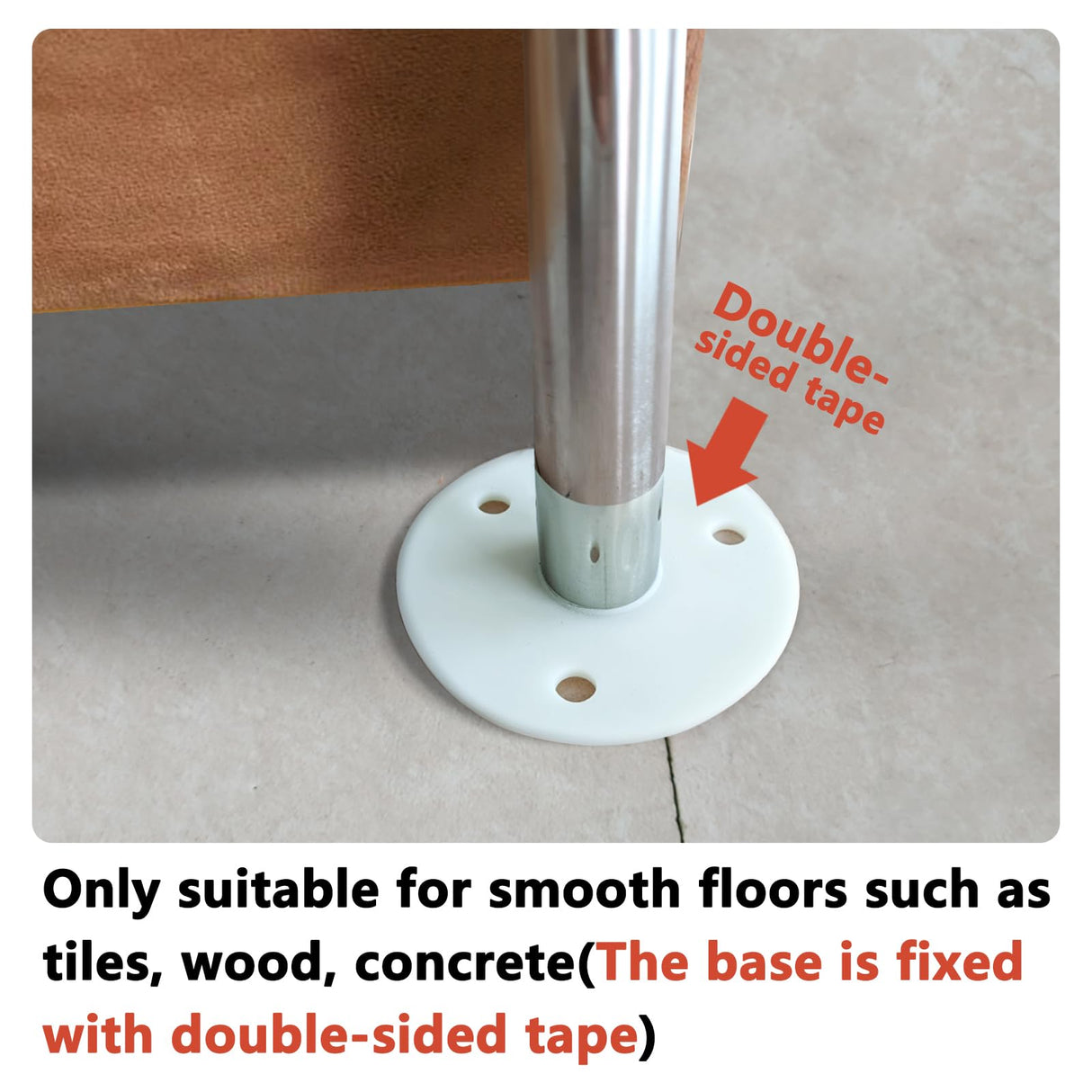 Niemro Canopy Bed Frame, Metal Stainless Steel Four Corner Bed Mosquito Net Frame Bracket Fit for Queen Size Bed, Firmly Fixed to Floor and Not Wobbly. Niemro