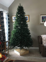 Replacement Christmas Tree Stand for Artificial Trees, Folding Christmas Tree Base for 4 Ft to 6 Ft Artificial Trees, Fits 0.5-1.25 Inch Tree Pole, Green Loxan