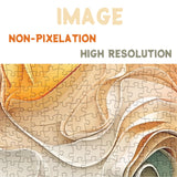 Impossible Rainbow Waves Puzzles for Adults 1000 Pieces, Difficult Hard Colorful Jigsaw Puzzles, Challenging Pretty Beautiful Puzzles BBOLDIN