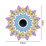 5D DIY Medallion Fidget Spinner Diamond Painting Kit Glow in Dark Crystal Rhinestone Acrylic Decoration Approx 8cm x 8cm Syntego