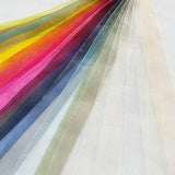 Chenkou Craft Solid Organza Ribbon Assorted 24 Yards Craft Bow Party Decoration Packing Ribbons (Mix, 3/8"(10mm)) Chenkou Craft