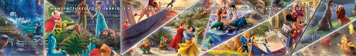 Ceaco - Thomas Kinkade - Disney Collage - 2000 Piece Jigsaw Puzzle Ceaco