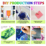 RMSGOZO 5D Japanese Diamond Painting Kits - Cherry Blossom Bunny Girl, Full Round Diamond Crystal Art Craft Kits for Adults and Kids, for Wall Decor & Living Room Decor Gifts (12 X 16 Inch) RMSGOZO