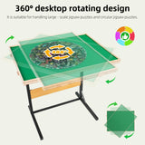 ALL4JIG 2000 Piece Jigsaw Puzzle Table with Legs,Wooden Jigsaw Puzzle Table with 4 Drawers & Cover,360°Rotating for Easy Access,Adjustable Angle & Height Adjustment ALL4JIG