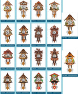 Cuckoo Clock, Wooden Wall Clocks, Wood Traditional Handcrafted Chalet European Antique Retro Style Mechanical Cuckoo Pendulum Quartz Clock for Home Living Room Bedroom Decor Birthday Gifts (CM-007) CALOPET