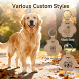 CDBUY Personalized Pet Memorial Gifts for Dogs - Custom Name Paw-Shaped Leather Keychain to Hold Fur or Hair, Refillable Keepsake Charm for Bag, Purse or Keys (Style-B) CDBUY