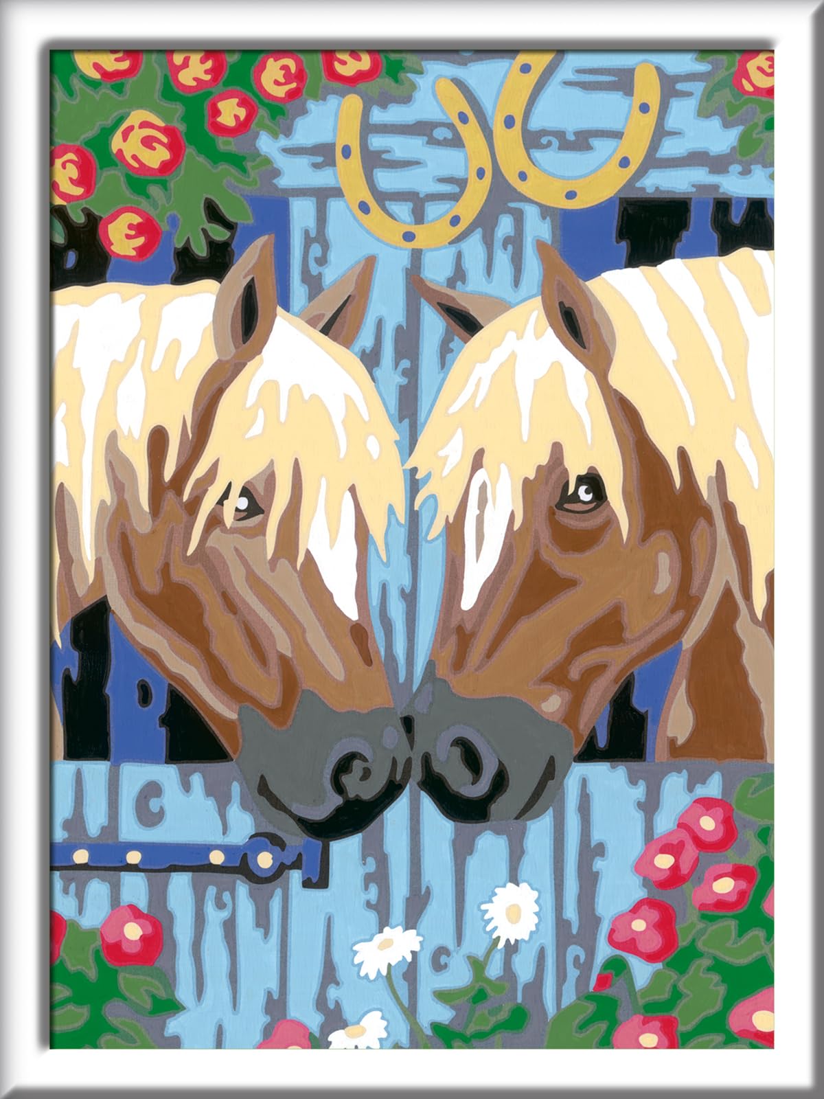 Ravensburger - Horse Friends CreArt Paint by Numbers Kit | Fun & Easy DIY Art for Kids Age 9+ | Creative Gift Idea for Birthdays & Holidays Ravensburger