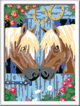 Ravensburger - Horse Friends CreArt Paint by Numbers Kit | Fun & Easy DIY Art for Kids Age 9+ | Creative Gift Idea for Birthdays & Holidays Ravensburger