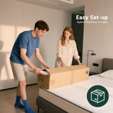 Twin Mattress, Hybrid Mattress 6 Inch, Twin Matress with Pocket Springs&Memory Foam Medium Firm Mattresses for Kids Adults, Breathable, Durable Support, Pressure Relief for Bedroom, RV Zyerch