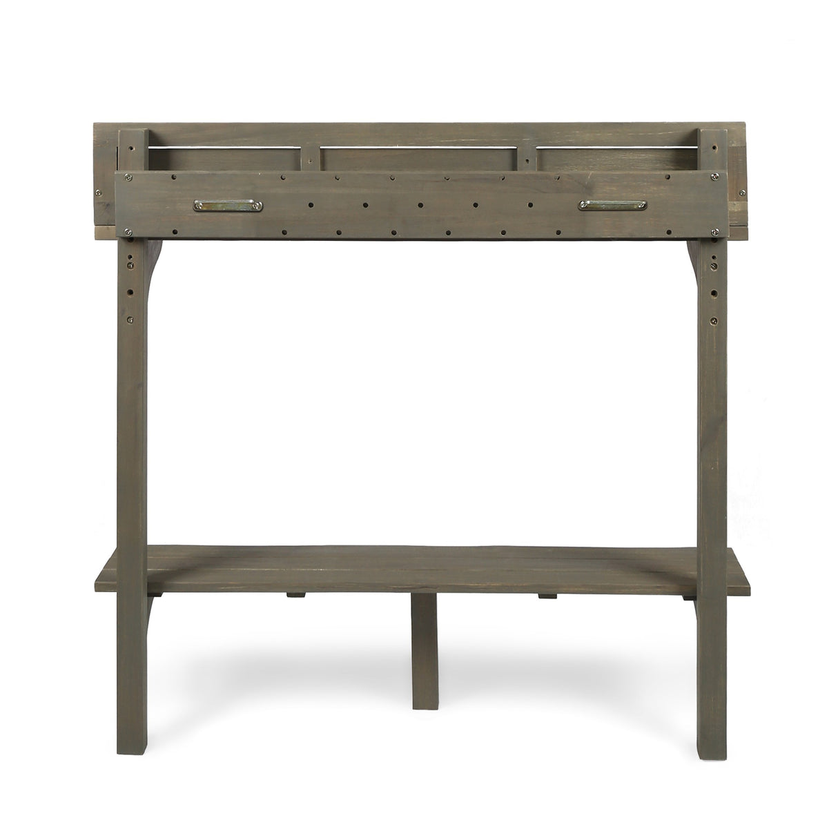 Christopher Knight Home Caribbean Outdoor Acacia Wood Balcony Bar Table, Grey Finish Christopher Knight Home