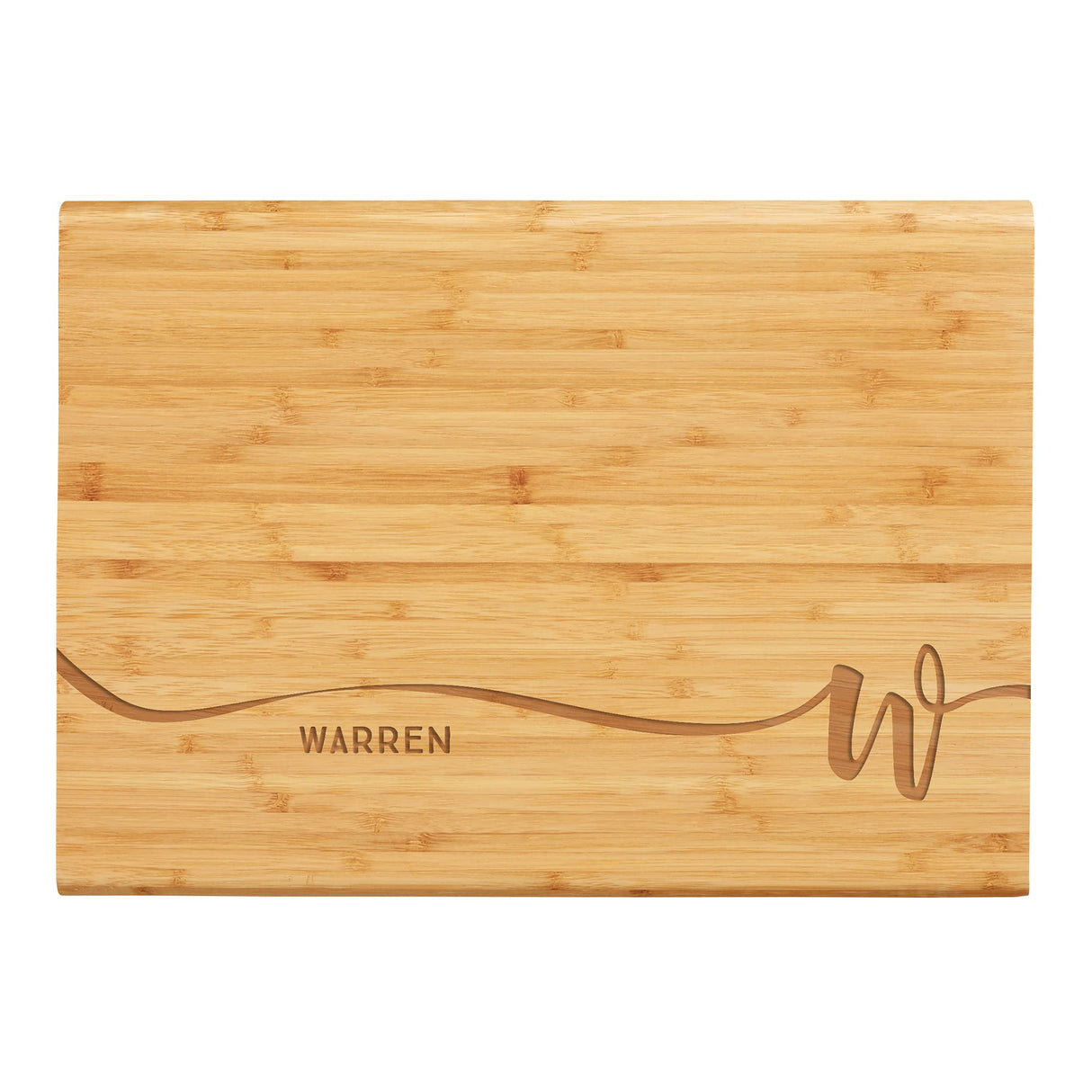 Script Initial Personalized Bamboo Cutting Board - Customizable Kitchen Gadgets, Ideal for Charcuterie Boards & Wedding Registry, Large Chopping Board with Unique Design, Gift for New Home 10" X 14" Personalization Universe