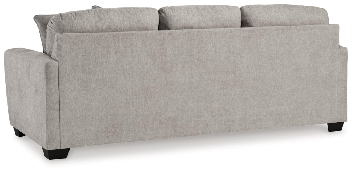 Signature Design by Ashley Avenal Park Casual Sofa with 5 Toss Pillows, Light Gray Signature Design by Ashley