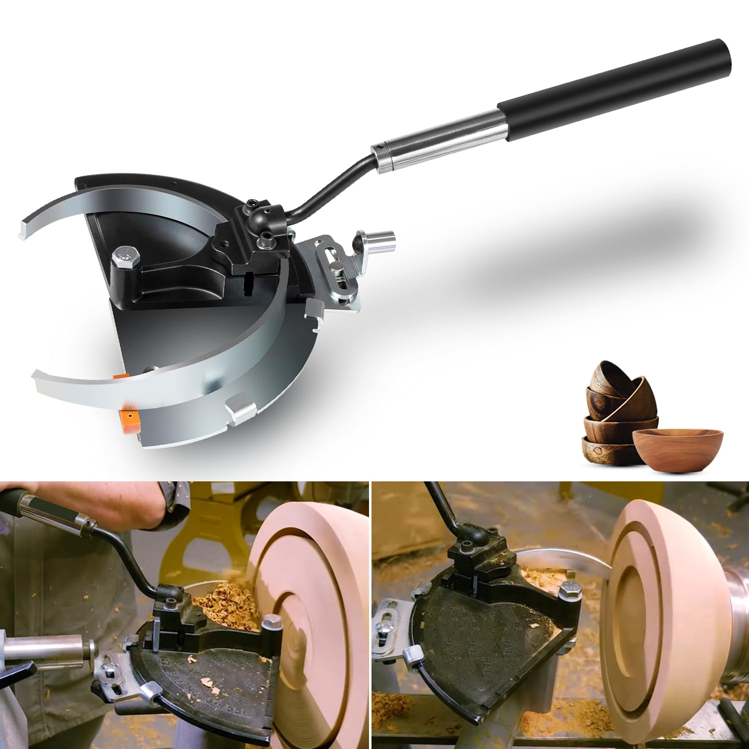 For Woodcut Bowlsaver Coring System with Two Blades for Coring Bowl Blanks 3" to 12" on Woodturning Lathe BSVR Complete System - WoodArtSupply