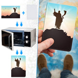 Yeaqee 8 Pcs Sublimation Passport Holder Covers PU Leather Heat Transfer Card Travel Wallet DIY Blank Holder Cover for Passport Business Cards Credit Cards (White) Yeaqee