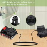 JYJZPB 20V MAX Lithium Battery Charger Compatible for Black & Decker 20V Lithium Battery LBXR20 LBX20 LB20 LBXR20-OPE LBX 4020 LB2X4020 LBXR2020-OPE, LCS1620 Lithium Battery Charger JYJZPB