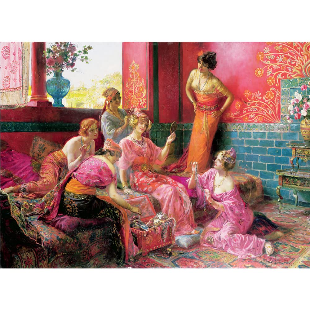 Anatolian Puzzle - The Daugthers of Harem, 1000 Piece Jigsaw Puzzle, 1117, Multicolor