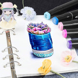 GLUKLITCH Alcohol Markers Set of 80, Dual Tip Alcohol Based Markers, Brush Tip Permanent Markers Sketch Pens for Artist Illustration, Art supplies, Giftable Pen Set GLUKLITCH