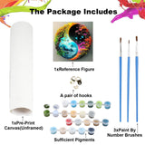 NEWENMO Tree Paint by Numbers Kit for Adults,Flowers Paint by Numbers on Canvas Unframed,DIY Oil Painting Perfect for Beginner, Craft, Hobbies and Home Wall Decor 16x16 in NEWENMO