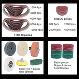 Hiqalty Electric Belt-Sander Polishing-Grinding Sharpener Adjustable -13 x 1.2in DIY Power Sanding Machine Mini Bench Belt Grinder Kit, Multifunctional for Knife Making, Woodworking(mini belt sander) Hiqalty