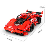 Dakott STEM Remote Control 2in1 Sports Car Building Block Kit - 341 Pcs DIY Construction Toy for Age 6+, Take Apart R/C Learning Engineering Gift DAKOTT