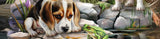 Ceaco - Tom Wood - Baby Beagle Brothers - 300 Oversized Piece Jigsaw Puzzle Ceaco