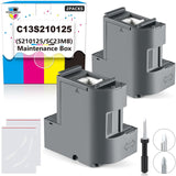 C13S210125 Ink Maintenance Box (S210125/SC23MB), Waste Ink Tank Replacement Compatible for EPSON Surecolor SC-F170 F100 F150 Dye Sub Printers - 2 Packs Poschink