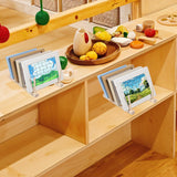 Wooden Puzzle Display Stand, Jigsaw Puzzle Holder Rack Wood Display Stand Craft Collection Storage Organizer Shelf for Adults Craft Collection Lovers Larrel